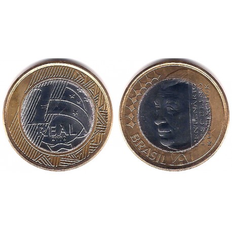 (656) Brasil. 2002. 1 Real (SC)
