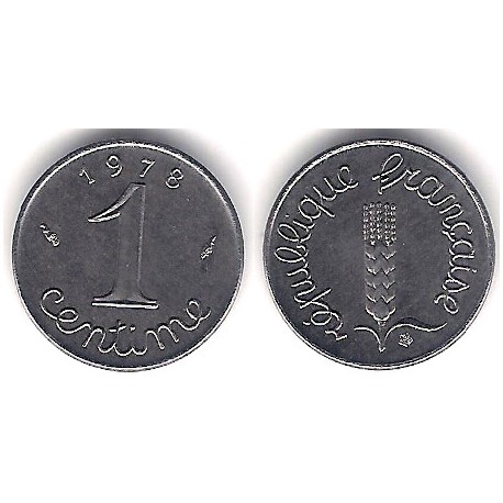 (928) Francia. 1978. 1 Centime (SC)