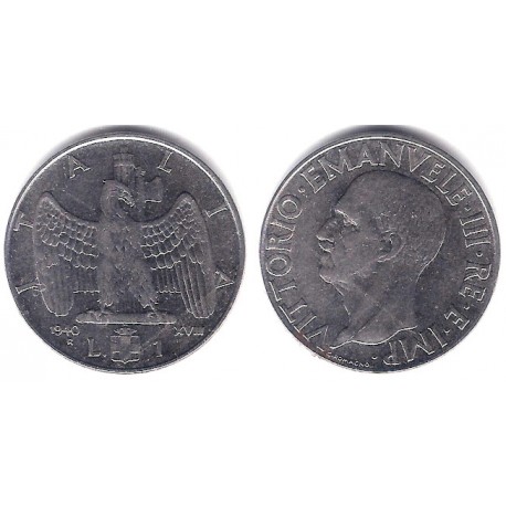 (77b) Italia. 1940. 1 Lira (MBC)