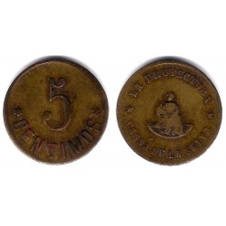 Cassá de la Selva. La Protectora. 5 Céntimos (MBC-)