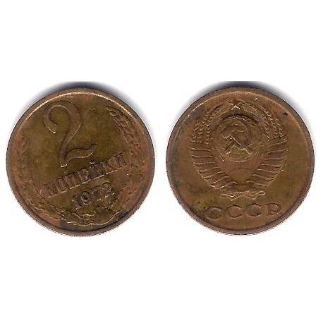 (Y127a) Unión Soviética. 1972. 2 Kopeks (MBC)