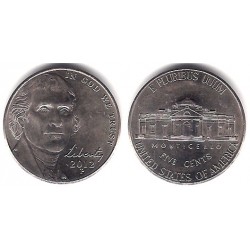 (381) Estados Unidos de América. 2012(P). 5 Cents (EBC+)