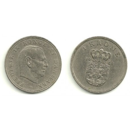 (851.1) Dinamarca. 1962. 1 Kroner (MBC)