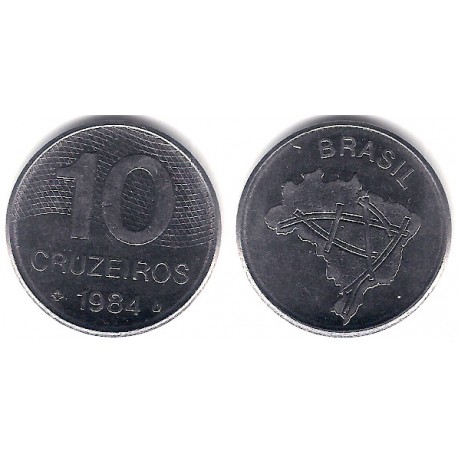 (592.1) Brasil. 1984. 10 Cruzeiros (EBC+)