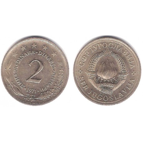 (57) Yugoslavia. 1971. 2 Dinara (MBC)