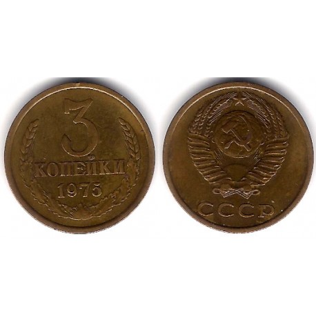 (Y128a) Unión Soviética. 1975. 3 Kopeks (MBC)