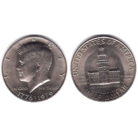 (205) Estados Unidos de América. 1976. Half Dollar (SC)