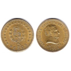 (47) Uruguay. 1965. 5 Pesos (EBC+)
