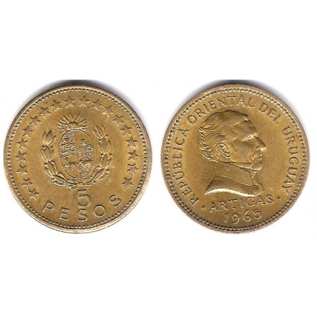 (47) Uruguay. 1965. 5 Pesos (EBC+)