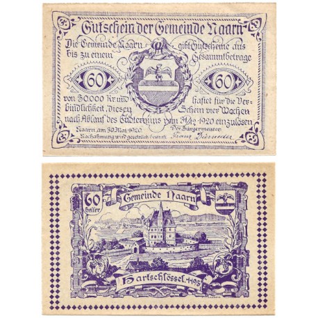 Naarn (Alta Austria). 1920. 60 Heller (SC)