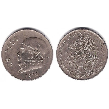 (460) Estados Unidos Mexicanos. 1970. 1 Peso (MBC)