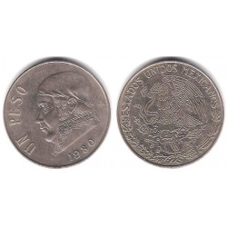 (460) Estados Unidos Mexicanos. 1980. 1 Peso (MBC)