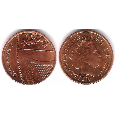 (1107) Gran Bretaña. 2010. 1 Penny (EBC)