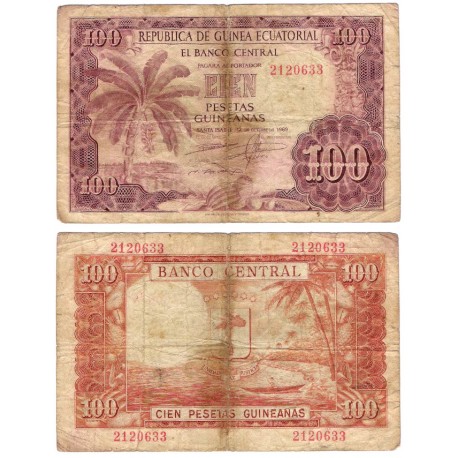 (1) Guinea Ecuatorial. 1969*(19-69). 1 Peseta (BC)
