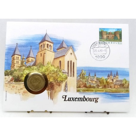 Luxemburgo. 1993. Sobre Conmemorativo con Sello y Moneda (Nuevo)