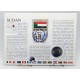 Sudán. 1993. Sobre Conmemorativo con Sello y Moneda (Nuevo)