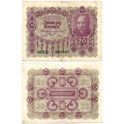 (76) Austria-Hungría. 1922. 20 Heller (MBC-)