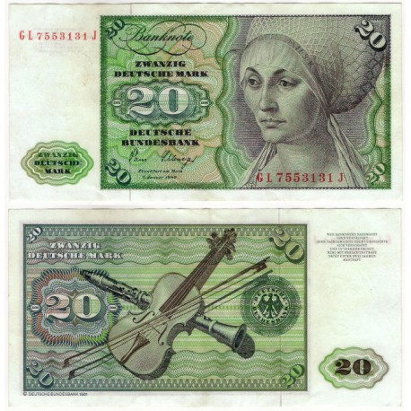 (32d) Alemania. 1980. 20 Mark (MBC+)
