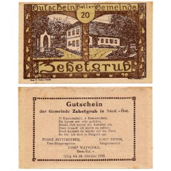 Zehetgrub. 1920. 20 Heller (SC)