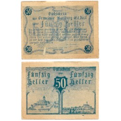 Wartberg ob der Aist (Alta Austria). 1920. 50 Heller (SC)
