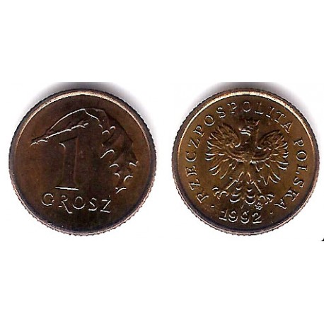 (Y276) Polonia. 1992. 1 Grosz (SC)