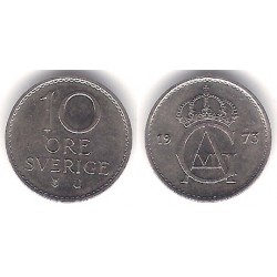 (835) Suecia. 1973. 10 Ore (EBC)