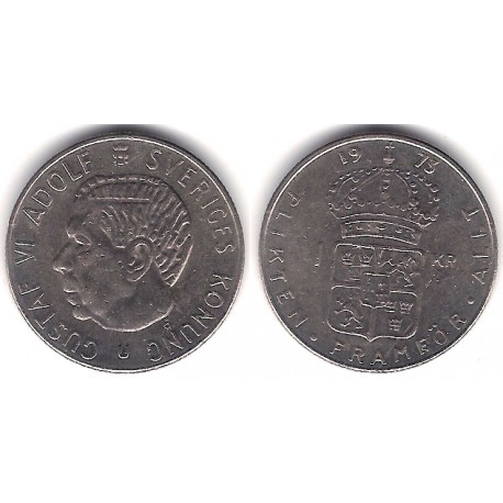 (826a) Suecia. 1973. 1 Krona (MBC+)