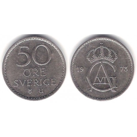 (837) Suecia. 1973. 50 Ore (MBC)