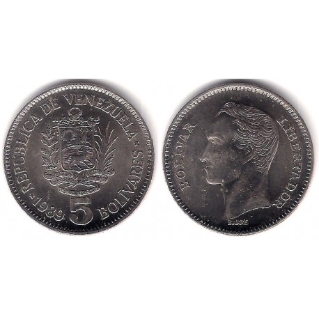 (Y53a.2) Venezuela. 1989. 5 Bolivares (SC-)