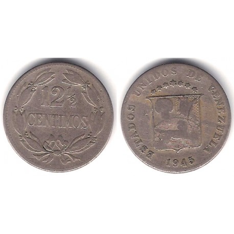 (Y30a) Venezuela. 1945. 12½ Céntimos (BC)
