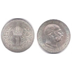 (2820) Austria. 1915. 1 Korona (EBC) (Plata)