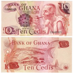 (16f) Ghana. 1978. 10 Cedis (SC)