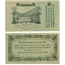 Lunz amb See (Baja Austria). 1920. 20 Pfennig (SC)