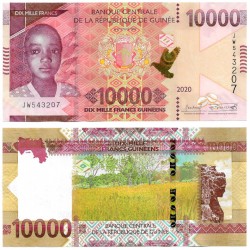 (W49A) República de Guinea. 2020. 10000 Francs (SC)