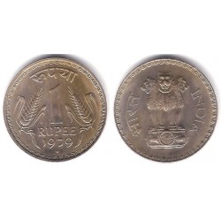 (78.1) India. 1979. 1 Rupee (EBC+)