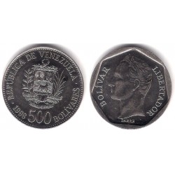 (Y79.1) Venezuela. 1998. 500 Bolivares (EBC+)
