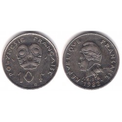 (8) Polinesia Francesa. 1982. 10 Francs (EBC)