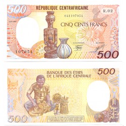 (14c) República Centroafricana. 1987. 500 Francs (SC)