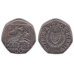 (66) Chipre. 1994. 50 Cents (MBC)