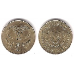 (55.3) Chipre. 2004. 5 Cents (EBC)