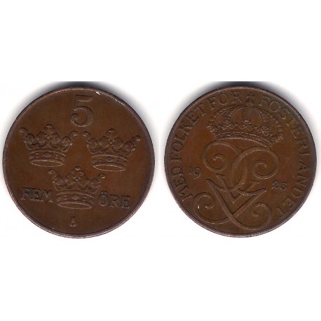 (779.2) Suecia. 1925. 5 Ore (MBC)