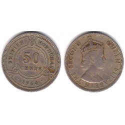 (28) Honduras Británica. 1964. 50 Cents (MBC-)