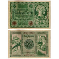 (68) Imperio Alemán (Weimar). 1920. 50 Mark (MBC)