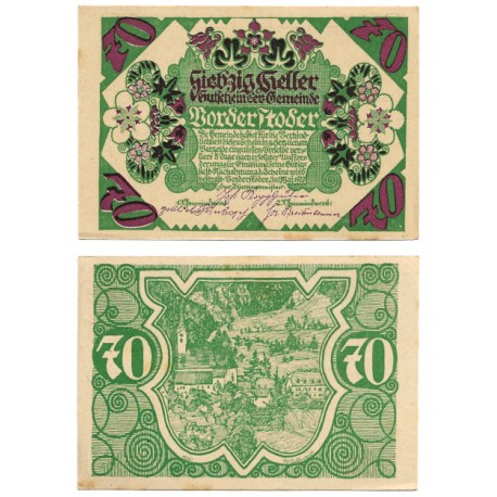Borderstoder. 1920. 70 Heller (SC)