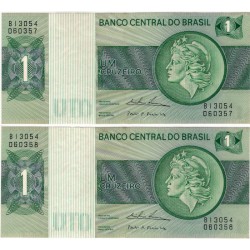 (191Ab) Brasil. 1972-80. 1 Cruzeiro (MBC+)