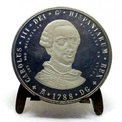 Medalla Bicentenario Carlos III (Proof) (Plata) 25,4 gr. de .900