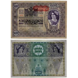(65) Austria-Hungría. 1918. 10000 Kronen (EBC+)