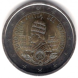 Ciudad del Vaticano. 2019. 2 Euro (SC) Fundación. SIN BLISTER