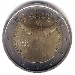 Ciudad del Vaticano. 2022. 2 Euro (SC) Paolo VI. SIN BLISTER
