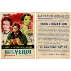 Tragedia y Triunfo de Verdi. 1958. Majestic Cinema